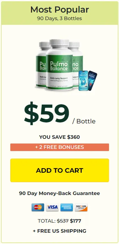 Pulmo Balance 3 Bottle Price